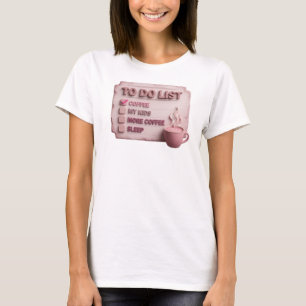 Klassisches Gold KAFFEE ZUERST WELT RETTEN Tee
