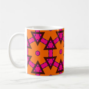 klassisches goldenes Muster. goldfarbener Ornament Kaffeetasse