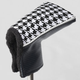 Klassisches Golfer-Pepita-Hahnentrittmuster-Muster Golf Headcover