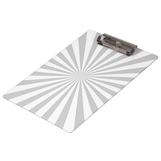 Klassisches Gray Burst Spinning Wheel passt sich d Klemmbrett (Schrägansicht)