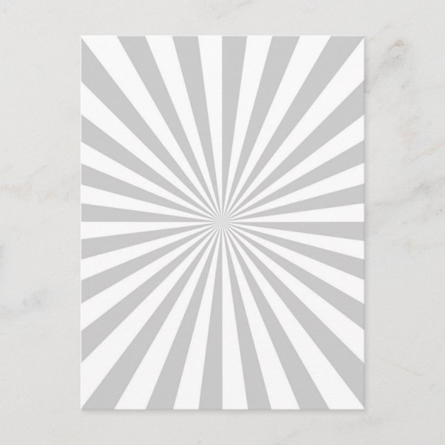 Klassisches Gray Burst Spinning Wheel passt sich d Postkarte (Vorderseite)