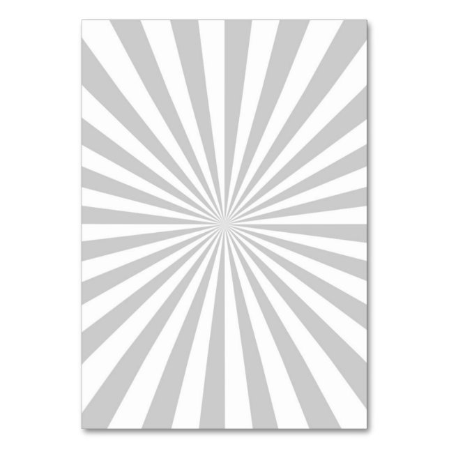 Klassisches Gray Burst Spinning Wheel passt sich d Tischnummer (Rückseite)