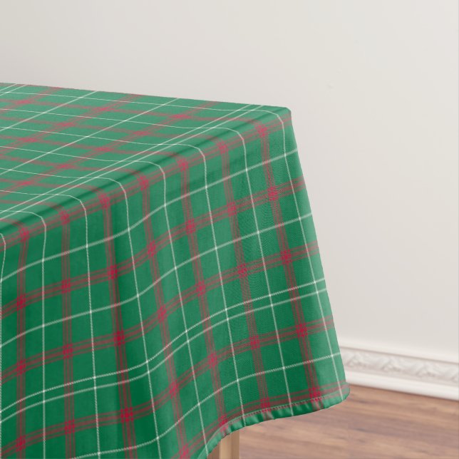 Klassisches Grünes Rot Kariert Tischdecke (Beispiel)