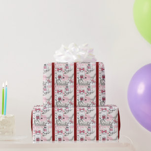 Klassisches gruseliges Halloween-Geschenkpapier mi Geschenkpapier