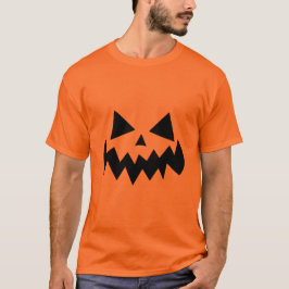 Klassisches Halloween Kürbisfacendesign mit Spooky T-Shirt