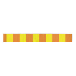 Klassisches Halloween-Orange und Gelbband Ripsband