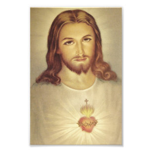 Klassisches Heiliges Herz Jesu Fotos Print Fotodruck