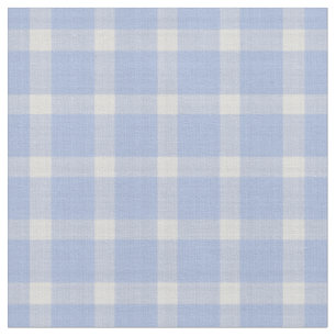Klassisches helles Puderblau großes Gingham Stoff
