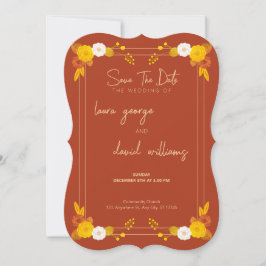 Klassisches Hochzeitstil Save The Date