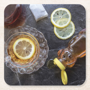 Klassisches Hot Toddy Rechteckiger Pappuntersetzer