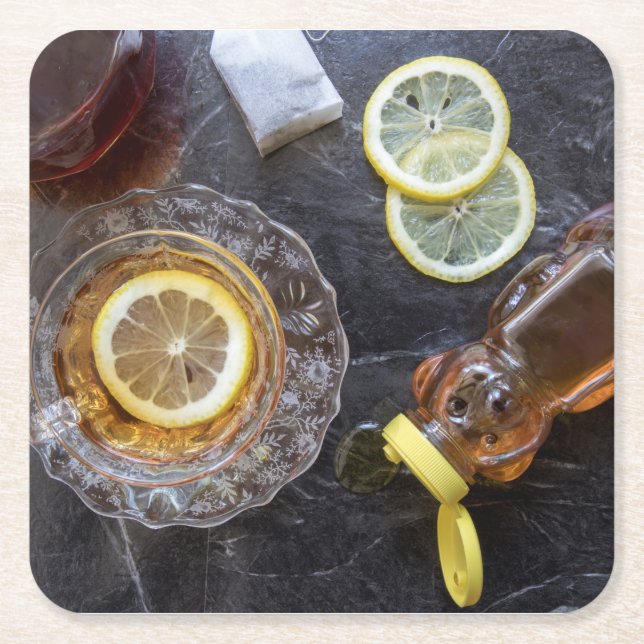 Klassisches Hot Toddy Rechteckiger Pappuntersetzer (Vorderseite)