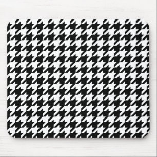 Klassisches Houndstooth-Muster Dogstooth-Karo-Desi Mousepad