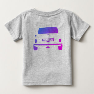 Klassisches ikonenhaftes britisches Austinminiauto Baby T-shirt
