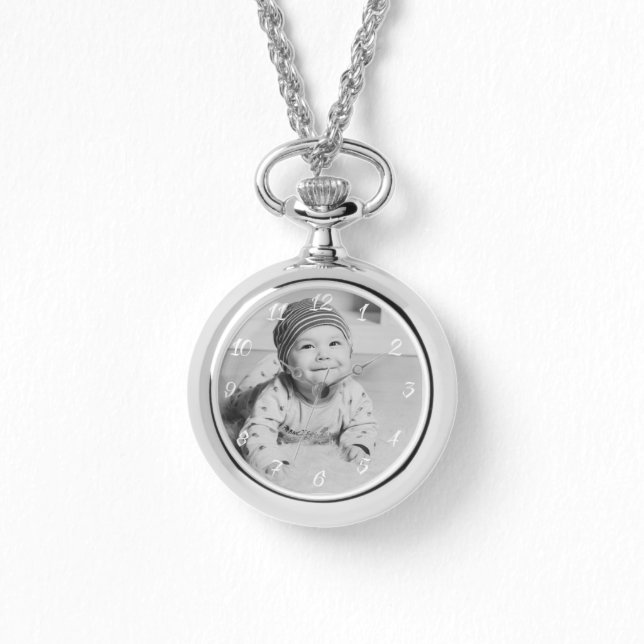 Klassisches individualisierbares Foto Armbanduhr (Vorderseite)