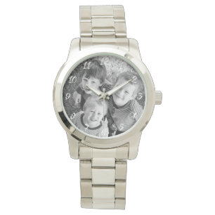 Klassisches individualisierbares Foto-Geschenk Armbanduhr