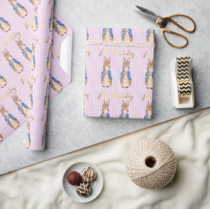 Klassisches Kaninchen 1. Geburtstag Geschenkpapier