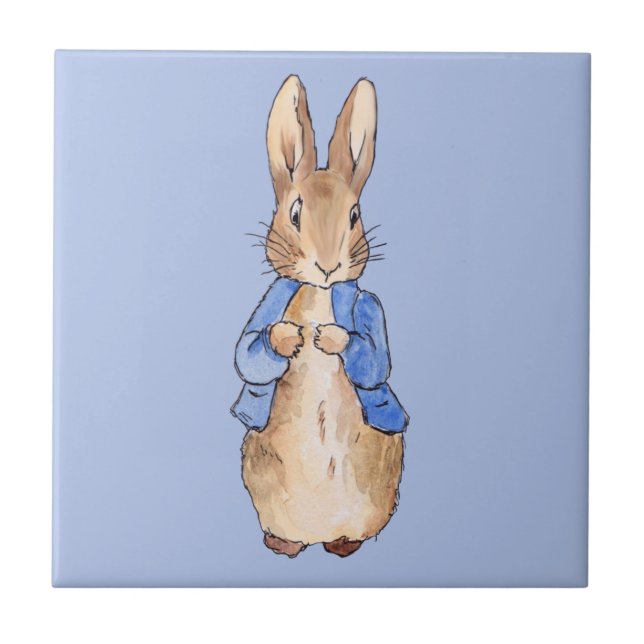 Klassisches Kaninchen Fliese (Vorderseite)