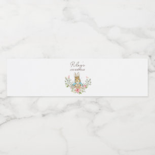 Klassisches Kaninchen Wasserflaschenetikett