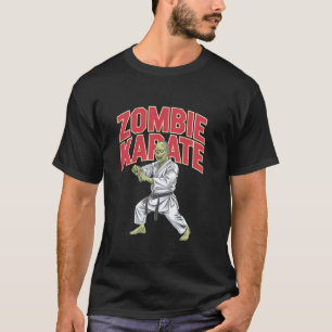 Klassisches Karate Halloween - Karate Zombie T-Shirt