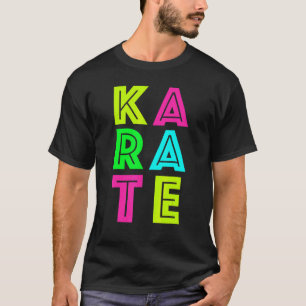 Klassisches Karate-Schwarzgürtel-Gi-Uniform Karate T-Shirt