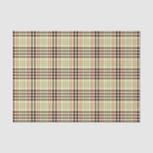 Klassisches kariertes Design Seidenpapier