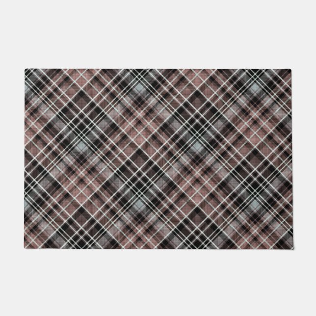 Klassisches Kariertes Tartan Fußmatte (Vorderseite)