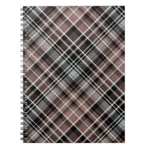 Klassisches Kariertes Tartan Notizblock