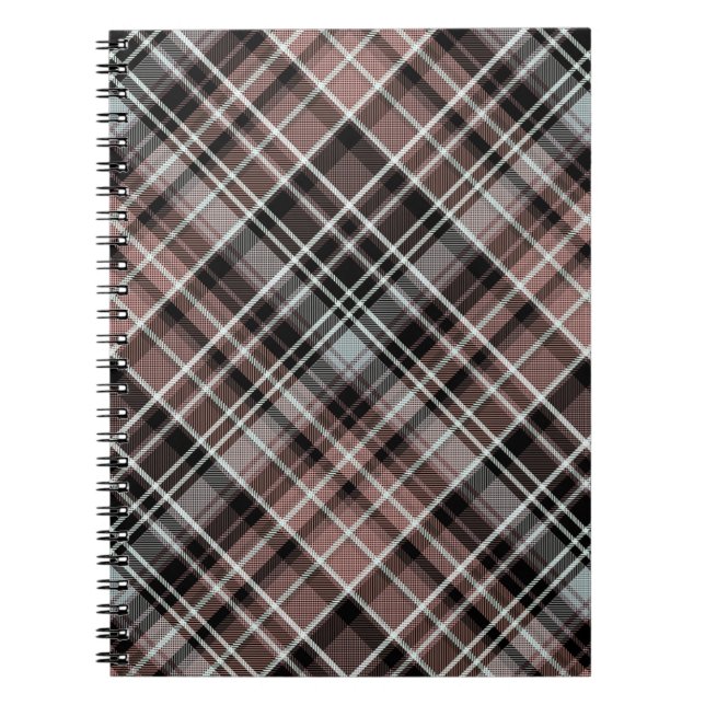 Klassisches Kariertes Tartan Notizblock (Vorderseite)