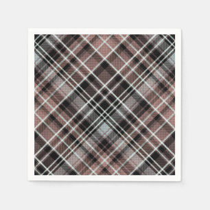 Klassisches Kariertes Tartan Serviette