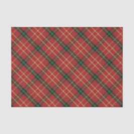 Klassisches Kariertes Weihnachtszettel Seidenpapier