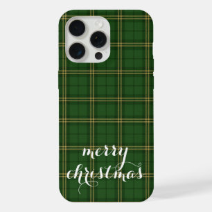 Klassisches Karo Frohe Weihnachten Festlich - iPhone 15 Pro Max Hülle