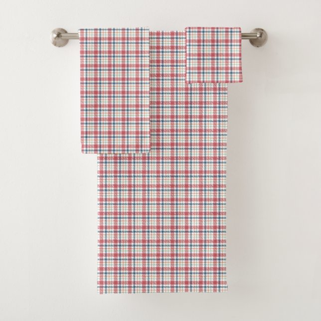 Klassisches Karomuster Badhandtuch Set (Insitu)