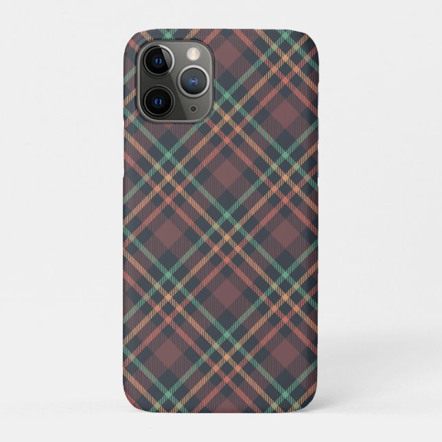 Klassisches Karomuster Case-Mate iPhone Hülle (Rückseite)