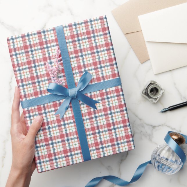 Klassisches Karomuster Geschenkpapier (Schenken)