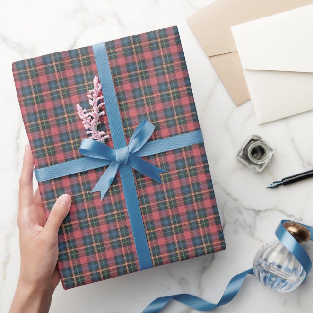 Klassisches Karomuster Geschenkpapier (Schenken)