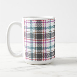 Klassisches Karomuster Kaffeetasse