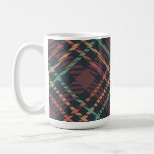 Klassisches Karomuster Kaffeetasse