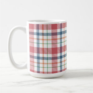 Klassisches Karomuster Kaffeetasse