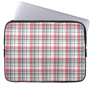 Klassisches Karomuster Laptopschutzhülle