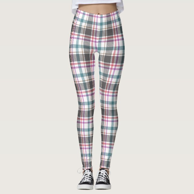 Klassisches Karomuster Leggings (Vorderseite)