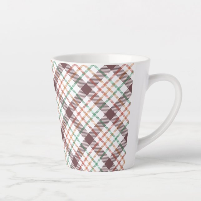 Klassisches Karomuster Milchtasse (Rechts)