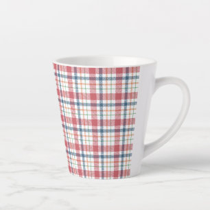 Klassisches Karomuster Milchtasse