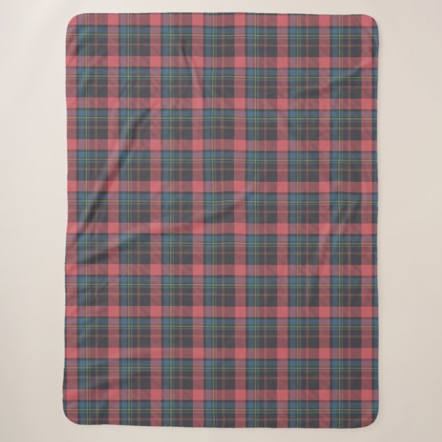 Klassisches Karomuster Sherpadecke (Vorderseite)
