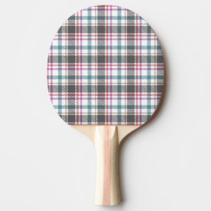 Klassisches Karomuster Tischtennis Schläger