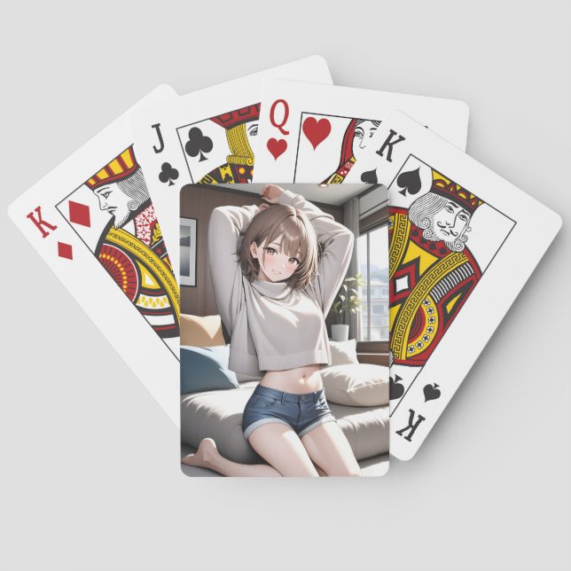 Klassisches Kartenspiel Spielkarten (Rückseite)