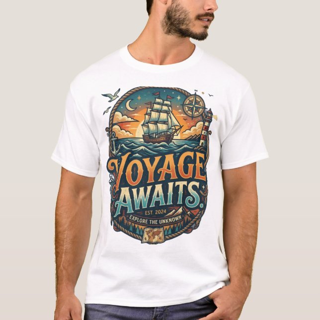 Klassisches Komfort Designer T-Shirt (Vorderseite)