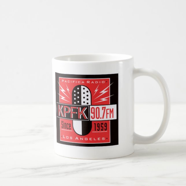 Klassisches KPFK-Logo 11.oz Tasse (Rechts)
