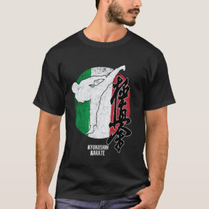 Klassisches Kyokushin Italien Karate Italienische T-Shirt