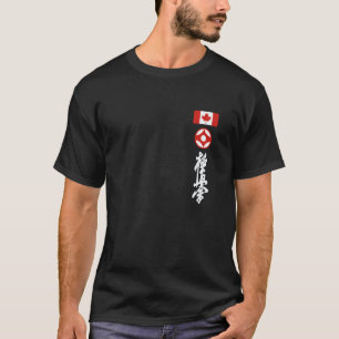 Klassisches Kyokushin Kanada Karate Kanadische Fla T-Shirt
