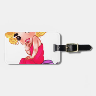Klassisches Lady.png Gepäckanhänger